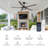 64'' Ceiling Fan With Led Lights
