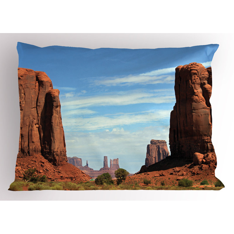 Ensemble de 2 taies décoratives Ambesonne American - États-Unis Colorado - Brun, H 20 po x l 30 po