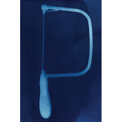 Cyanotype Tools VI 1 Piece Wrapped Canvas Painting