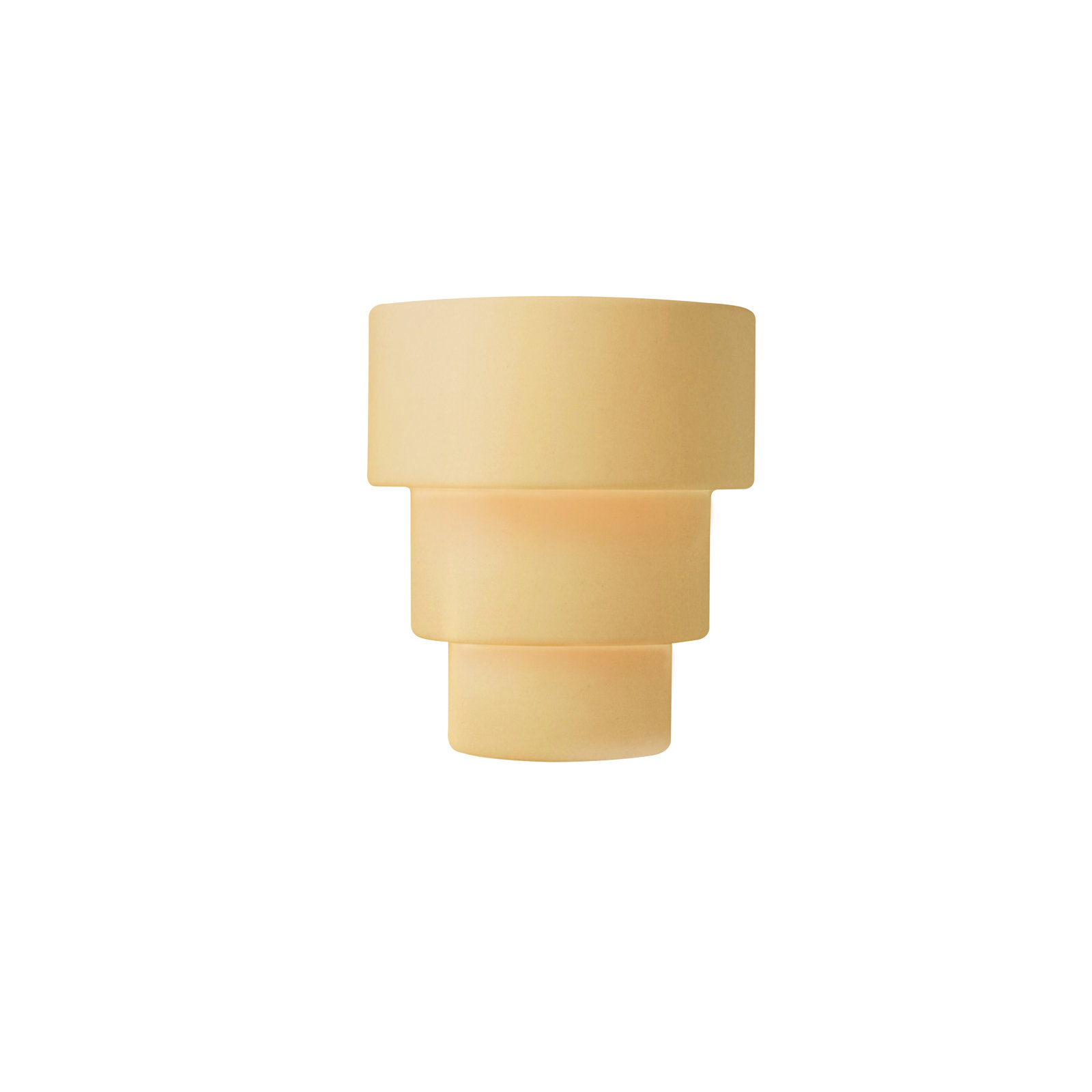 Alvera 2-Light Dimmable Ceramic Flush Mount Sconce, Greco Travertine, Incandescent (Not Included)
