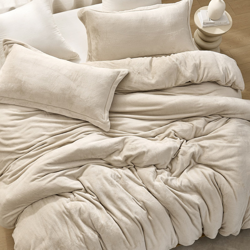 Thicker Than Thick - Coma Inducer Duvet Cover Set, King Duvet Cover + 2 Pillow Shams, Beige