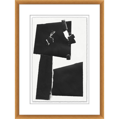«Dramatic Cut 4» par Christopher Kennedy - peinture encadrée sur papier