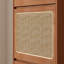 Armoire à chaussures en rotin pour entrée