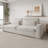 Latitude Run Jiarui 89.37'' Square Arm Corduroy Sofa with Washable Cover-1027072425