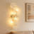 4 Head French-style Light Luxury Flower Wall Lamps