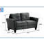 Ensemble de salon en velours 3 pièces-2093123975