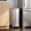 Slim Dual Trash & Recycling Bin, 12 Gallon (2×6 Gal) Stainless Steel Step-On Kitchen Garbage Can, Space-Saving Narrow Design with 2 Removable Inner Buckets, Soft-Close Lid, Fingerprint-Resistant