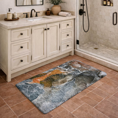 Tapis de qualité supérieure lavable à la machine à poils longs ADS503