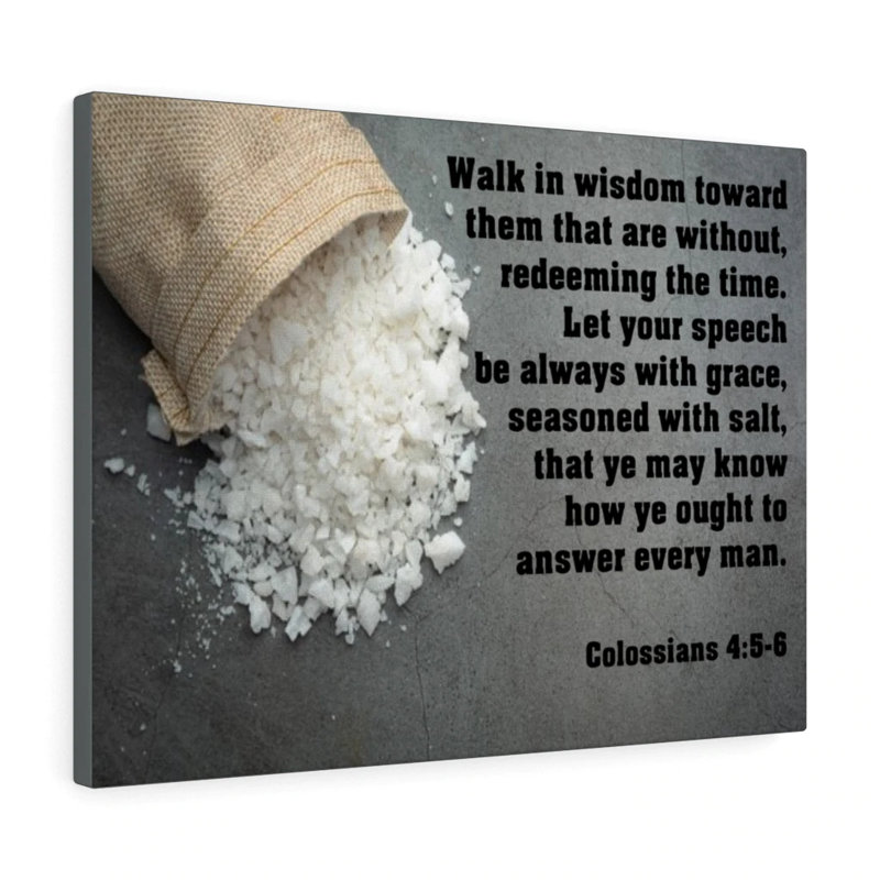 Walk In Wisdom - Wrapped Canvas Print, 46cm H x 61cm W