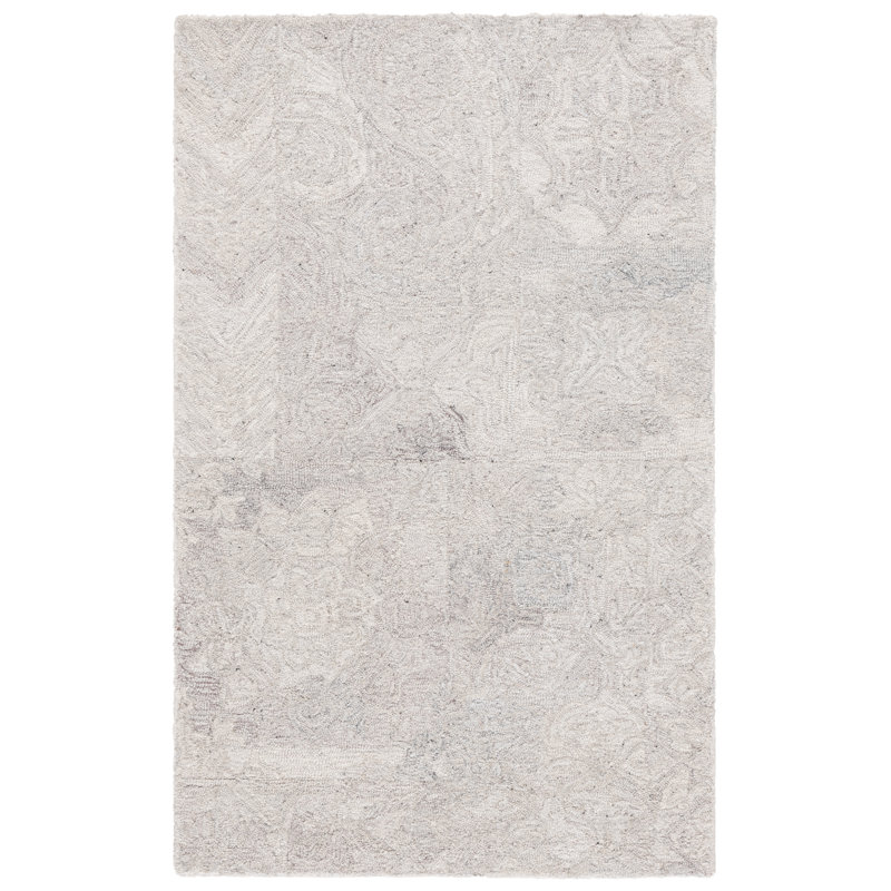 Lakiyah Abstract Hand Tufted Performance Floral Rug, Rectangle 3' x 5'