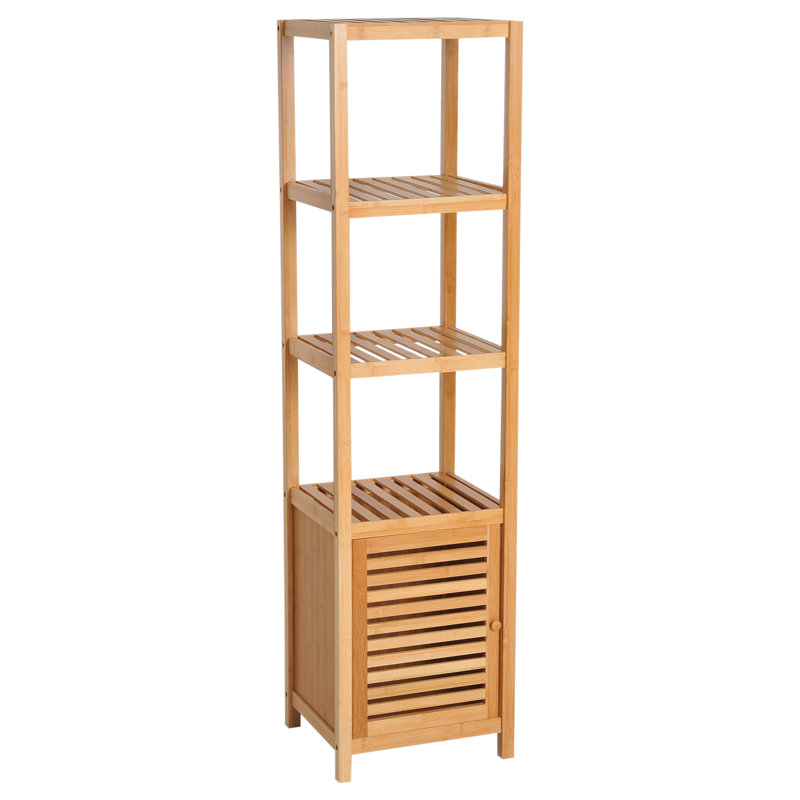 Solid Wood Freestanding Bathroom Cabinet