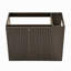 Meuble-lavabo flottant mural 36 po avec tiroirs noirs doux, meuble-lavabo mural flottant pour salle de bain moderne, pré-assemblé-125847759