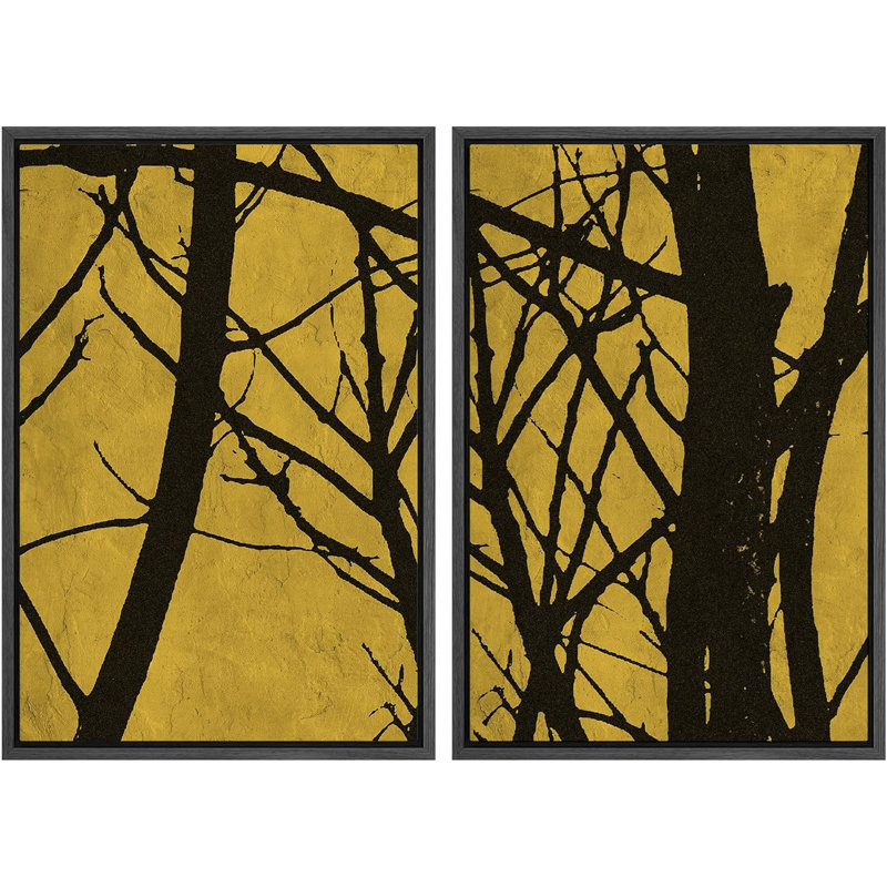 2 pièces, H 36 po x l 48 po, Noir