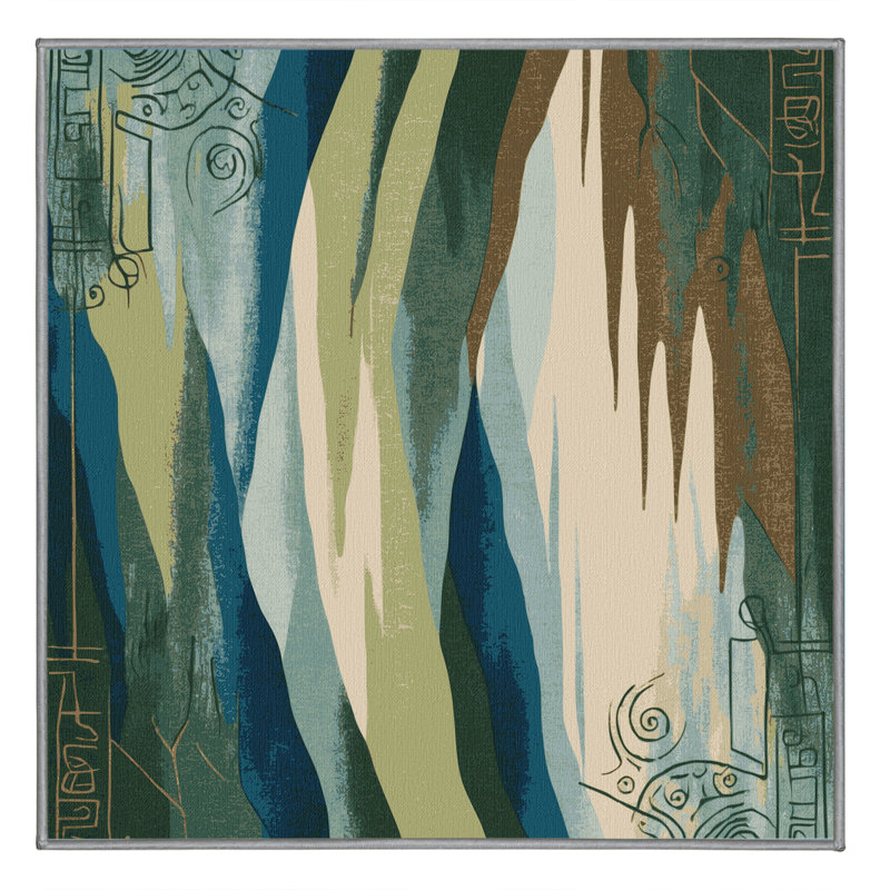 Starlit Arches Rug, Square 5'