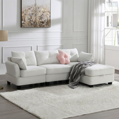 Mazzy Upholstered L-Shaped Sectional