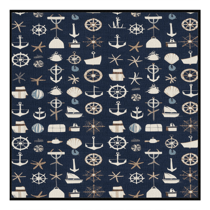  Tapis côtier lavable, Rectangle de 5 pi x 8 pi