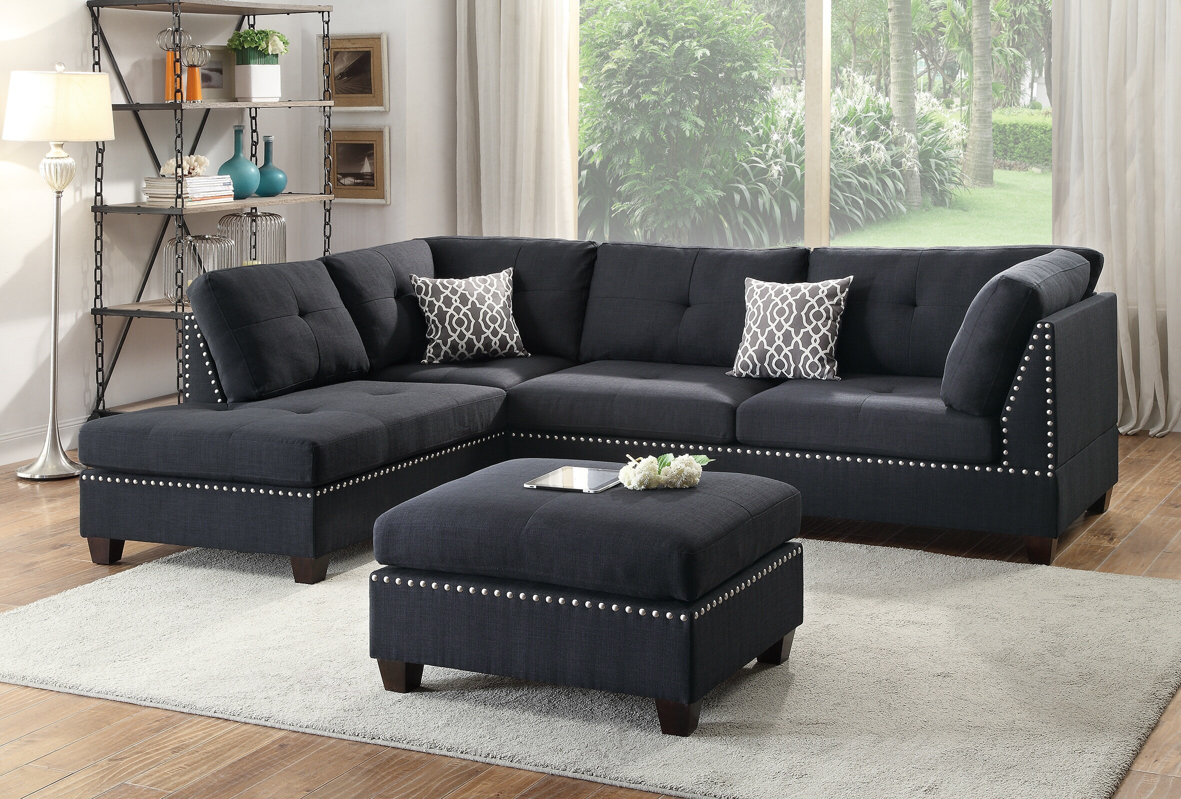 Включи диван. P6476 Sectional Sofa + Ottoman.