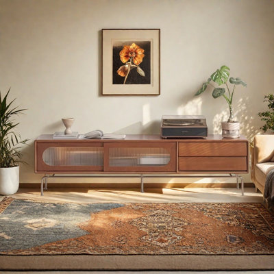 French style retro living room TV stand
