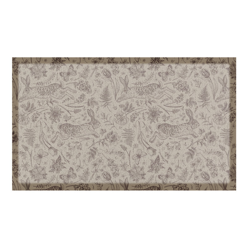 Non-Slip Doormat, Beige, 40cm W x 70cm L