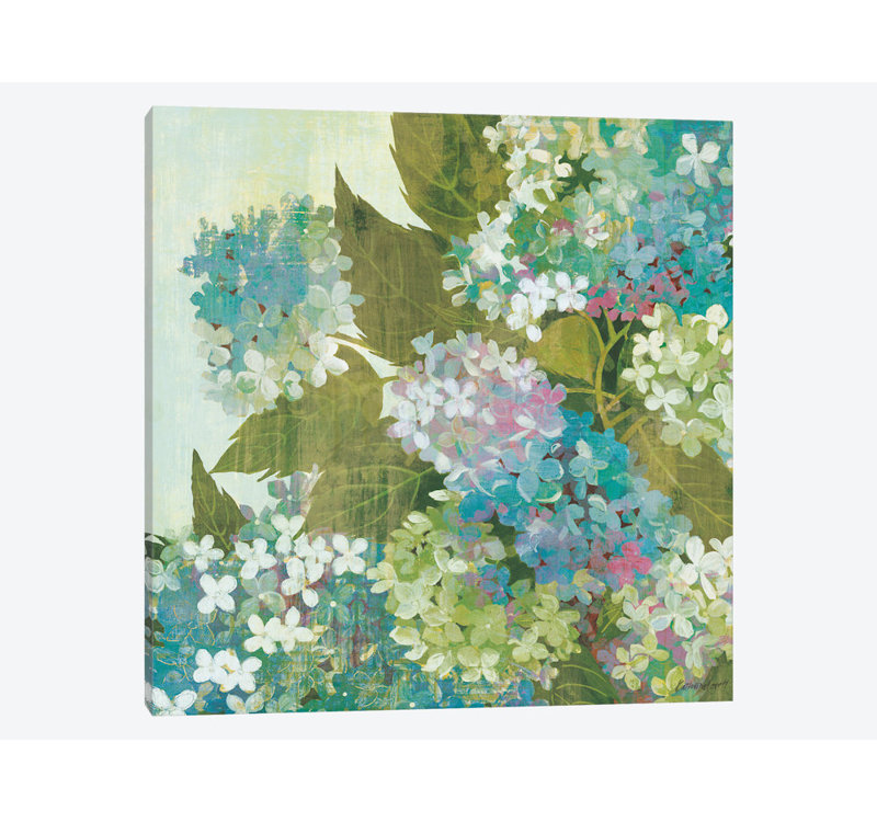 « peint fleuri », reproduction sur toile, H 12 po x l 12 po x P 0,75 po, Toile tendue, Pas de tapis