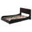 Upholstered Platform Bed With Thickened Headboard, Bluetooth Speakers And RGB LED Light-1870128874