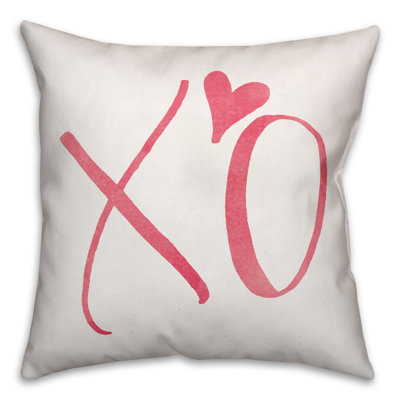 XO XO Throw Pillow