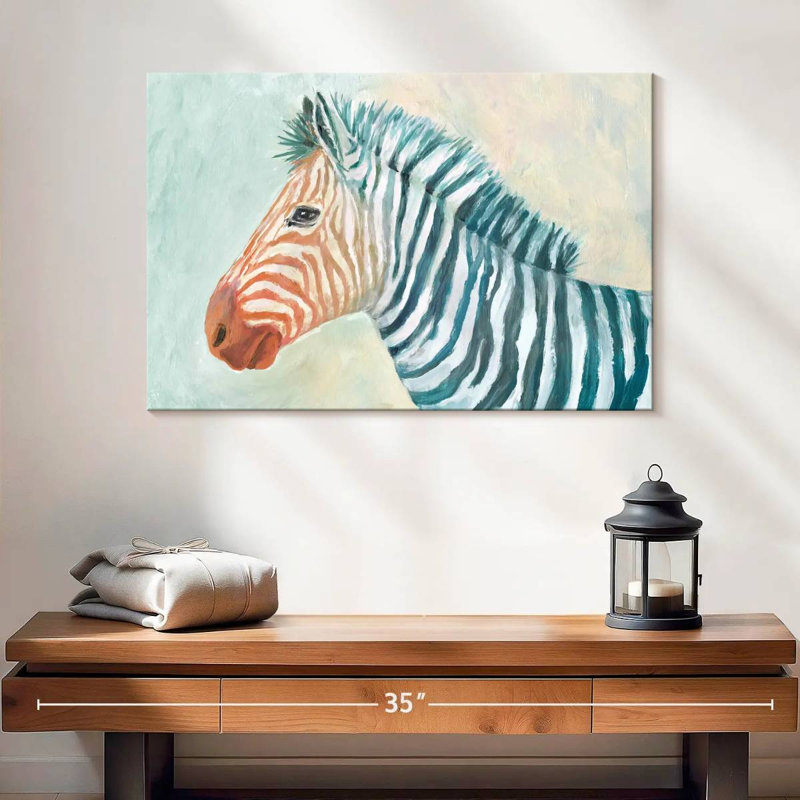 Zebra's Secret, 16" H x 24" W