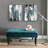 Leni 33" Velvet Square Tufted Cocktail Ottoman-649896878