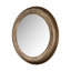 Laraya Round Aluminum; MDF Mirror