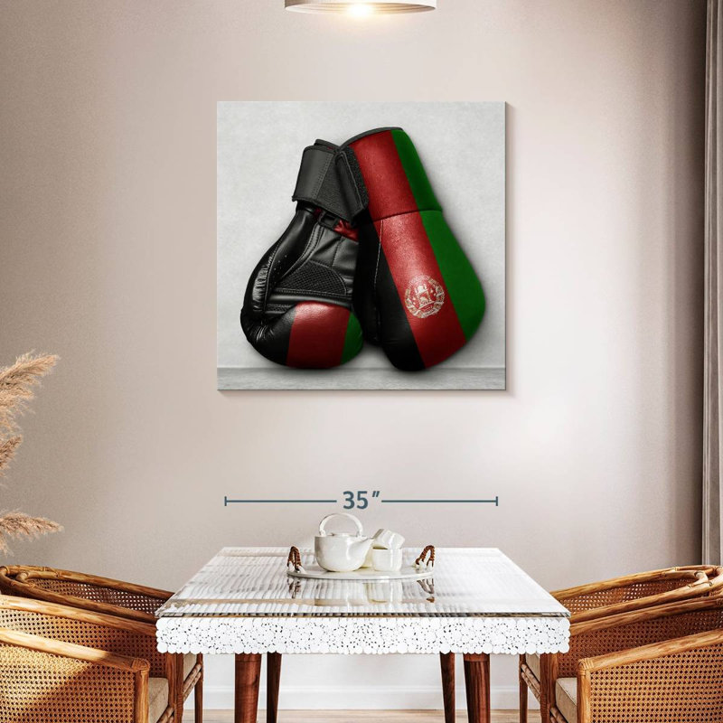 Sireci Afghan Boxing Gloves, 36" H x 36" W