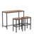 Reitz Wood and Metal 3-Piece Dining Set-1508065149-1508065146