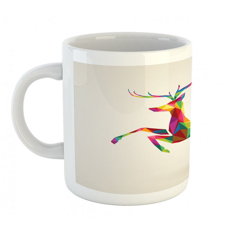 Grande tasse à café renne