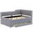 Full Size Upholstered Daybed With Trundle And Three Drawers-668222374