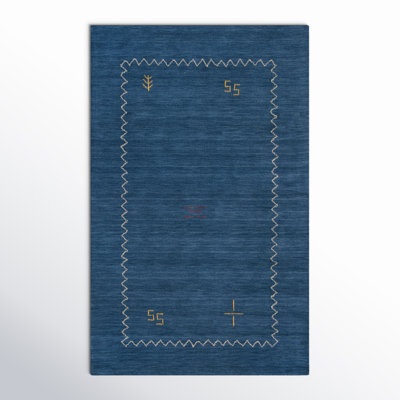 Danforth Hand-Woven Flatweave Wool Area Rug