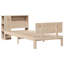 Bookcase Bed Without Mattress Solid Wood Pine-817216185-817216184