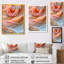 «Orange Streams», art mural-2078425894-2078425902