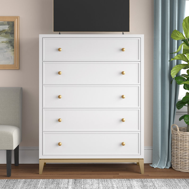 Commode 5 tiroirs Aubry