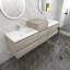 Ensemble de meuble-lavabo mural double 79 po Moreno Bailey-87461370