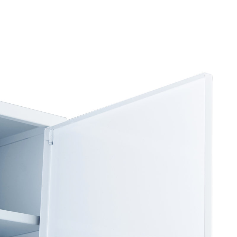 Armoire de premiers soins à 3 tablettes avec 1000 fournitures, fixation murale, acier rouille, preuve, classe A 2015, boîte blanche en métal de qualité professionnelle et trousse de secours en métal