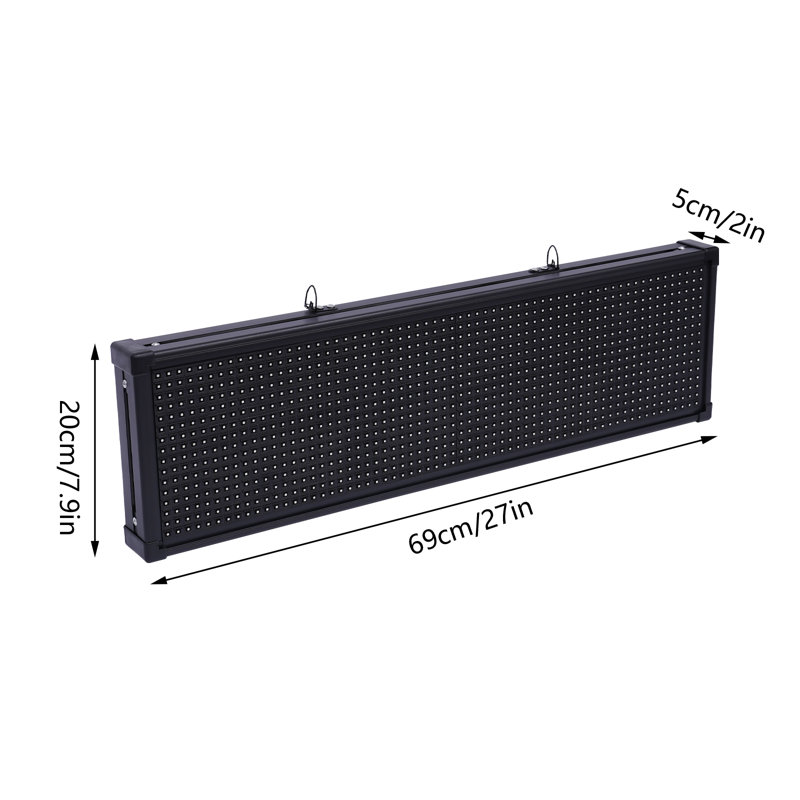 Deambra 27'' LED Sign Scrolling Programmable Outdoor Sign
