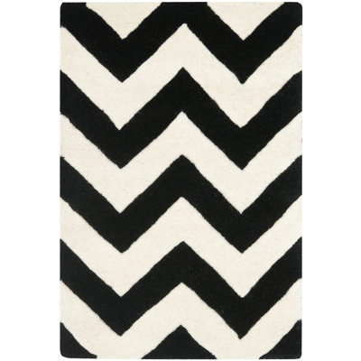 Teresita Hand Tufted Wool Chevron Rug