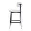 Caydan 98.5cm Upholstered Bar Stool with Metal Frame
