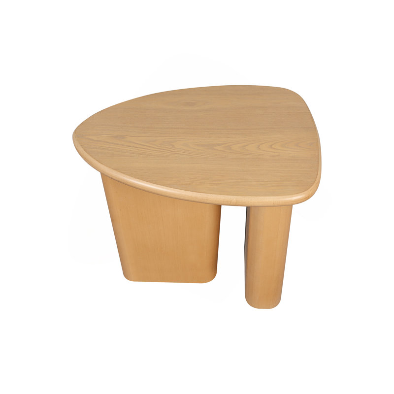 Table d'appoint de table fuselée (bois naturel)