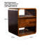 Dent 45cm W Solid Wood Bedside Table