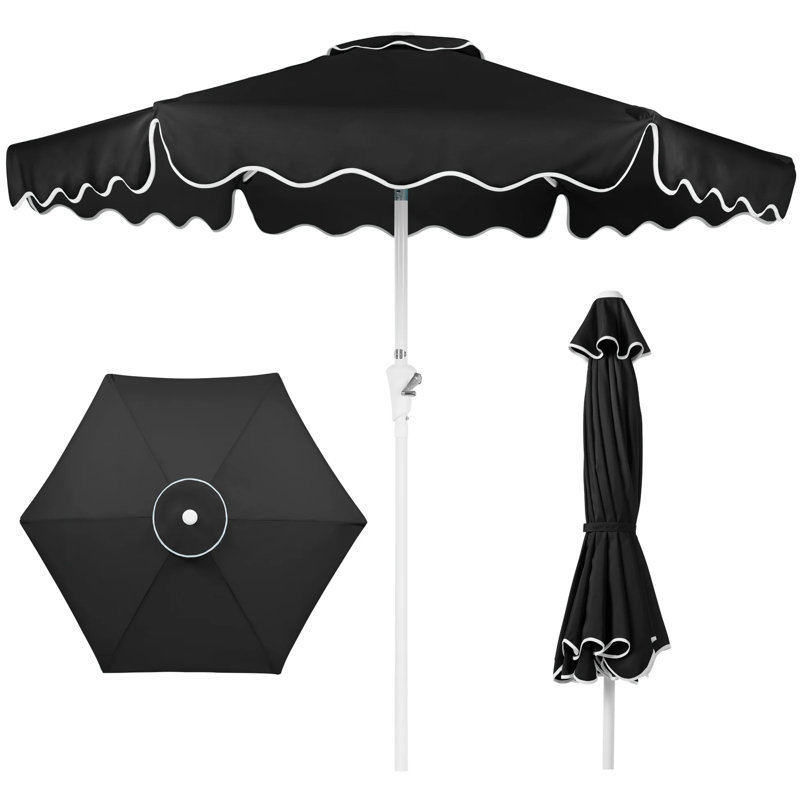 Parasol de marché, Noir