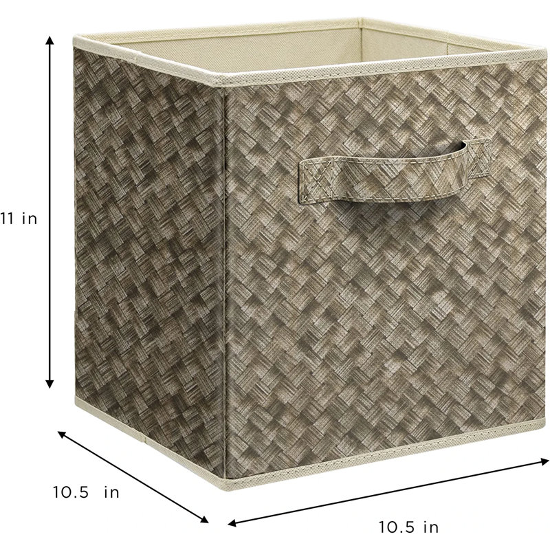 Sorbus Sorbus 4 Pack 11" Foldable Fabric Storage Cube Bins with Handles