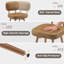Tabourets de comptoir pivotants modernes avec structure en métal-3623426
