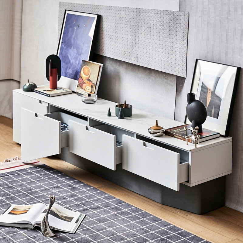 Meuble télé moderne, minimaliste et luxueux