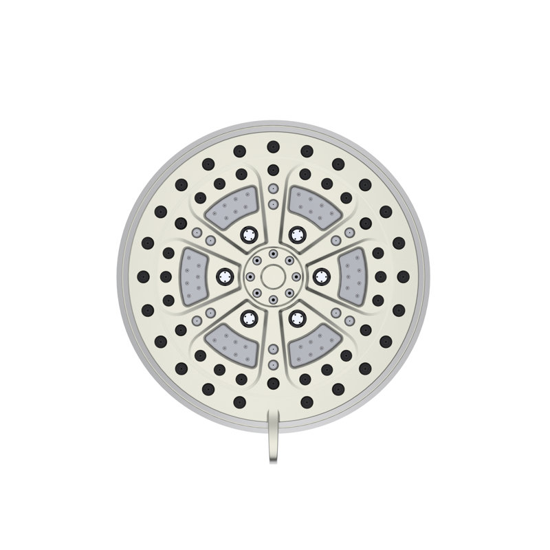 Pomme de douche Mills Modern, Nickel satiné