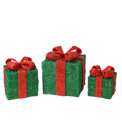 Coffret de Noël illuminé